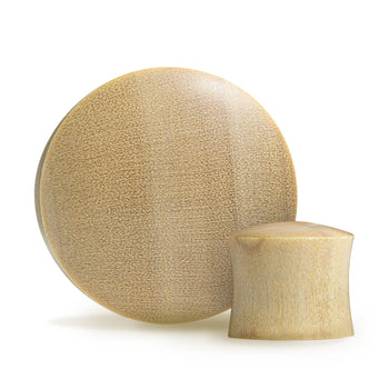 Organic wood plugs for stretched ears
