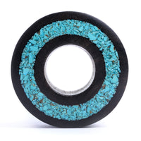 Crushed Turquoise Wood Tunnel
