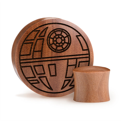 Death Star Plug - Saba Wood | Convex Double Flare