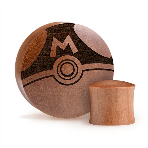 Masterball Plug / Gauge - Saba Wood | Convex Double Flare