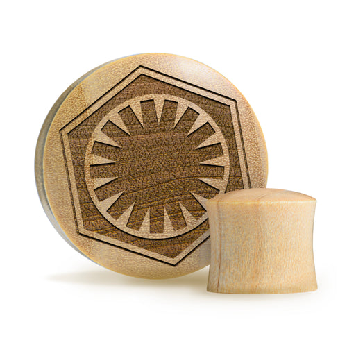 First Order Plug - Crocodile Wood | Convex Double Flare