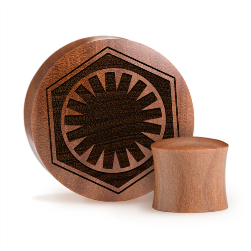 First Order Plug - Saba Wood | Convex Double Flare