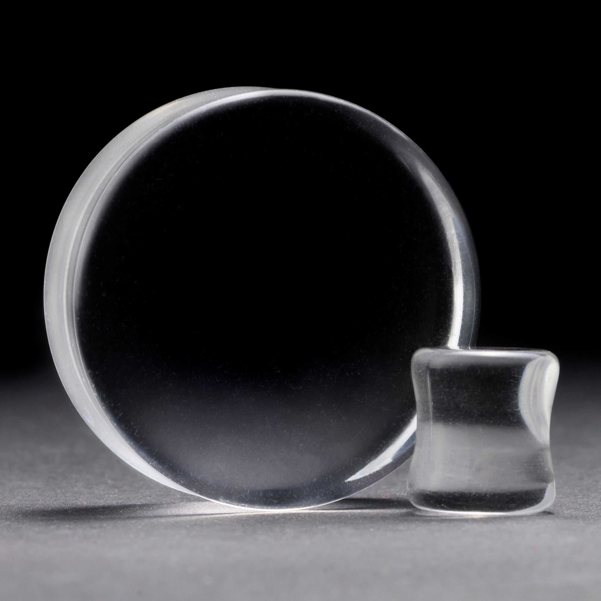 Clear Glass Plug / Gauge