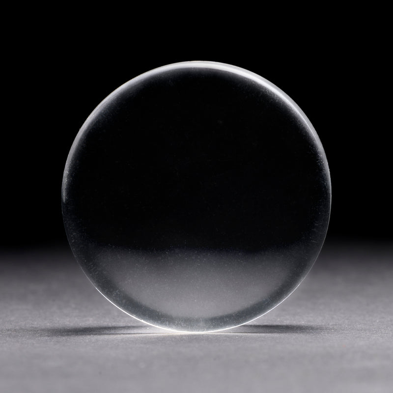 Plug en verre transparent / jauge