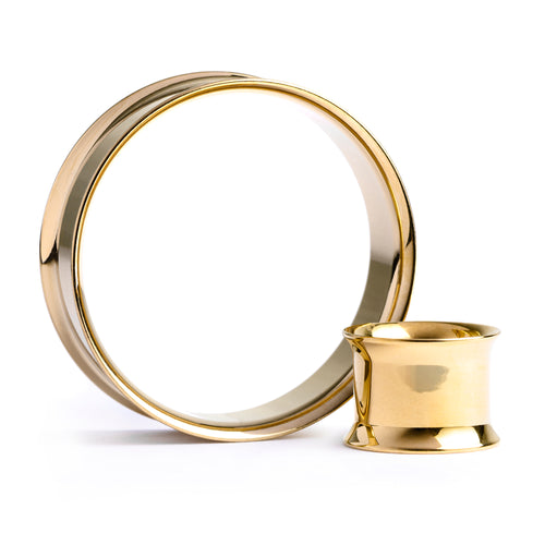 Taffstyle Flesh Tunnel Piercing Double Flared Acciaio Inox Argento - Foto 6