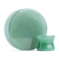 Aventurine Green Jade Stone Plug / Gauge