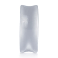 Plug / Gauge en verre œil-de-chat gris