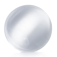 Plug / Gauge en verre œil-de-chat gris