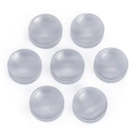 Plug / Gauge en verre œil-de-chat gris