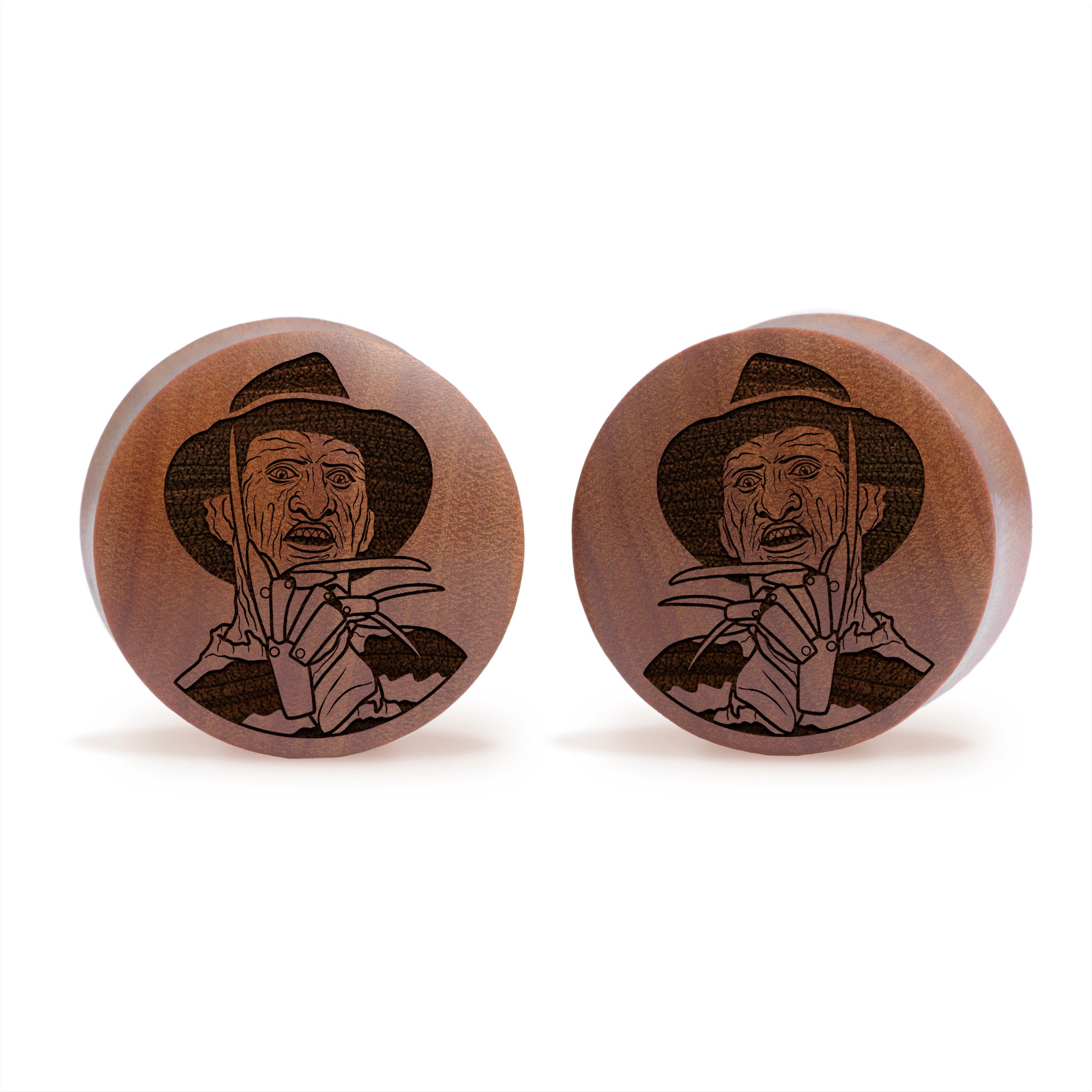 Freddy Krueger Plug / Gauge - Saba Wood | Convex Double Flare