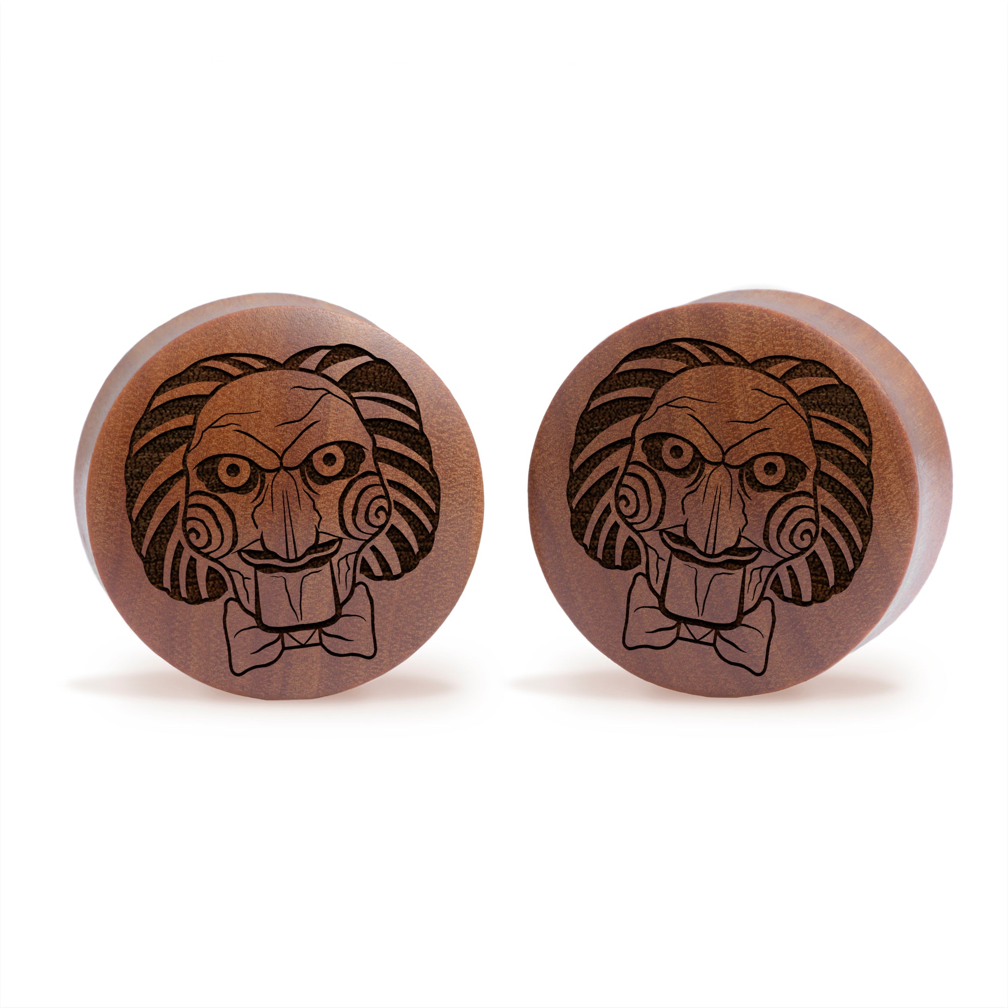 Jigsaw Plug / Gauge - Saba Wood | Convex Double Flare