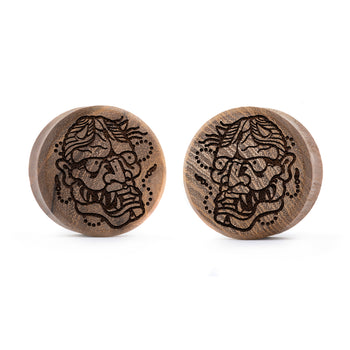 EBONY HEART SHAPED ENGRAVED