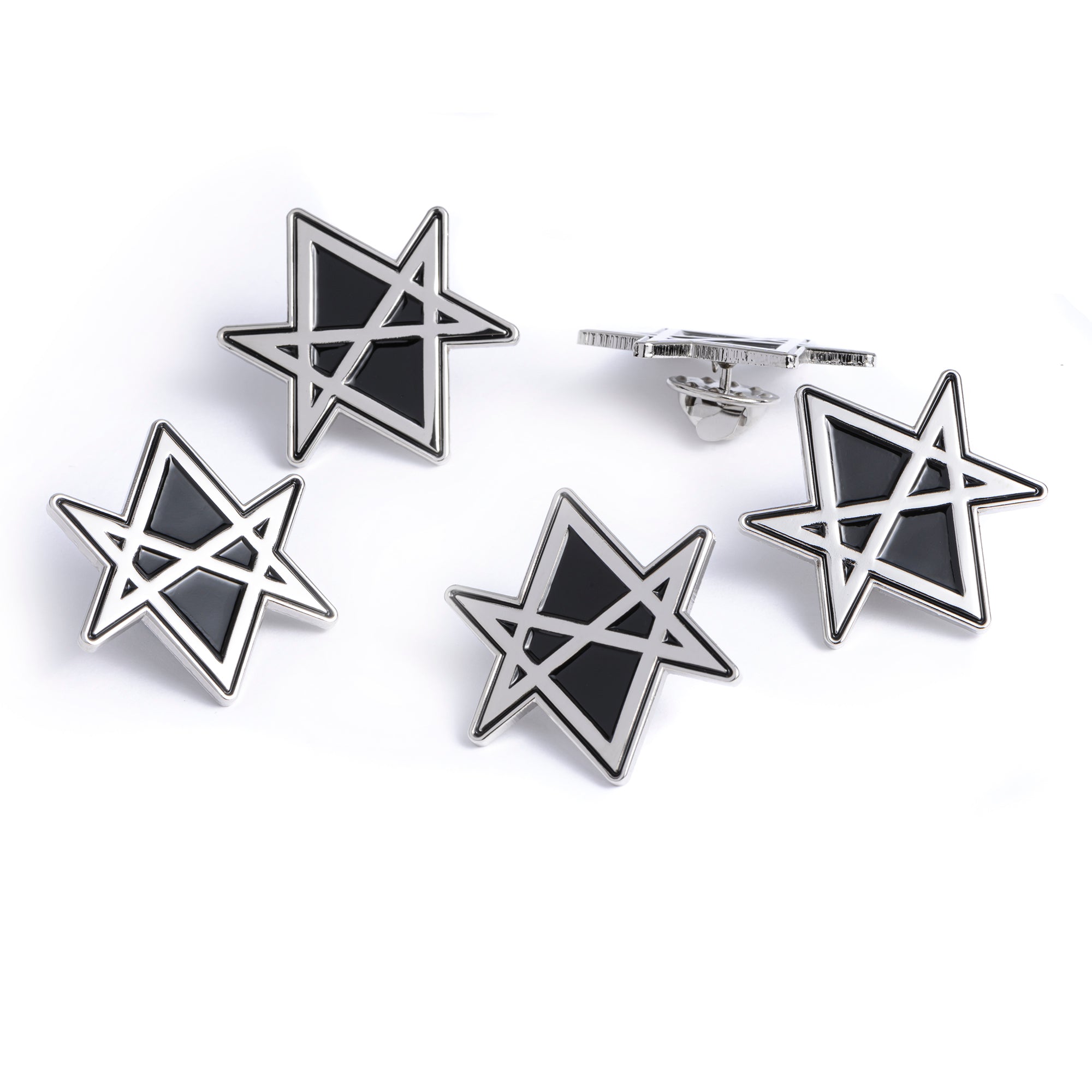 Hexagram Pin - Enamel