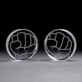 Starburst Mandala Ornamental Tattoo Plug / Gauge - Teak Wood | Convex Double Flare