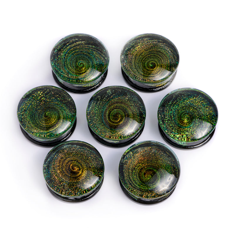 Plug en verre dichroïque infini / Jauge