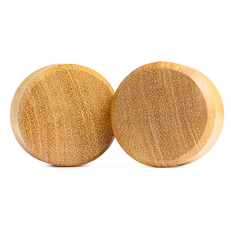 Plug / Gauge d'oreille en bois de jaquier face plate