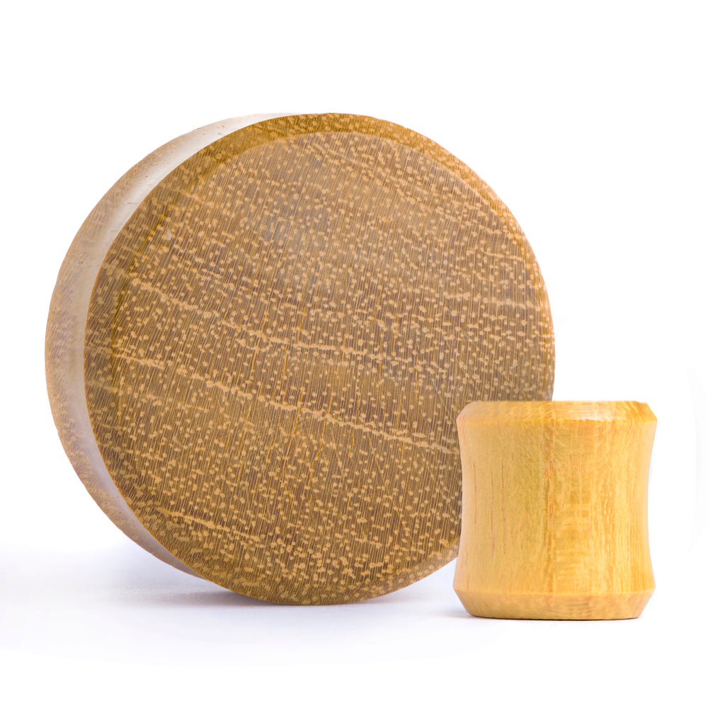 Jackfruit Wood Flat Faced Plug / Gauge Custom Plugs