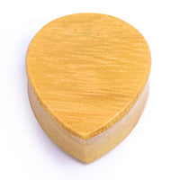 Plug / Gauge d'oreille en bois de jaquier en goutte