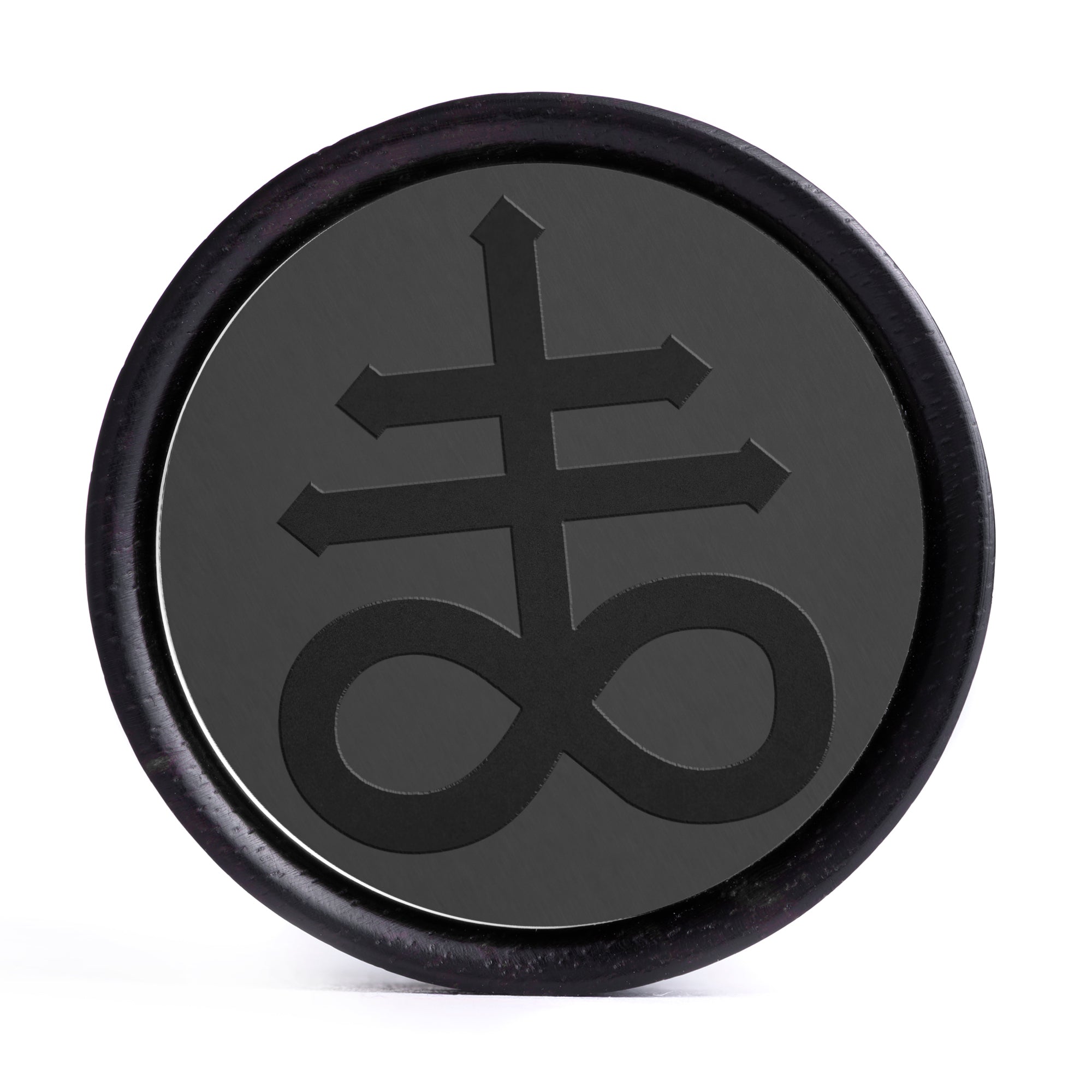 Cute Black Dichroic Glass Pincher Plug / Gauge