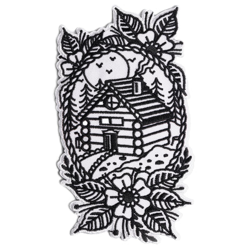 Cute Log Cabin Patch