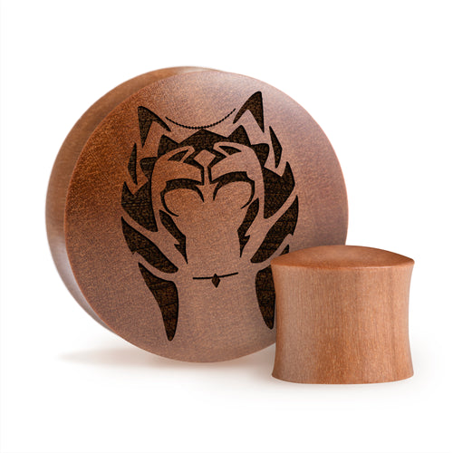 Ahsoka Tano Plug / Gauge - Saba Wood | Convex Double Flare