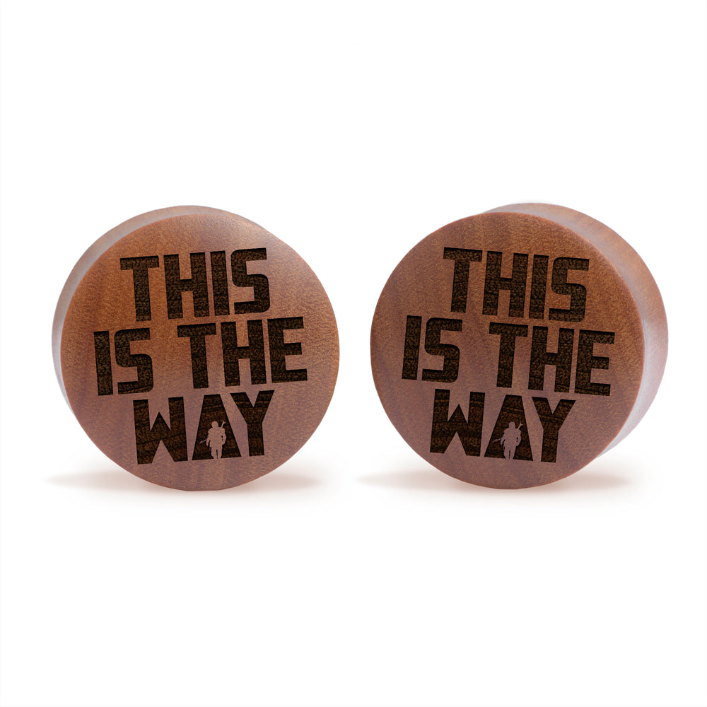 Auf diese Weise Plug / Messgauge - Saba Wood | Konvexe Doppelaufgeweitet