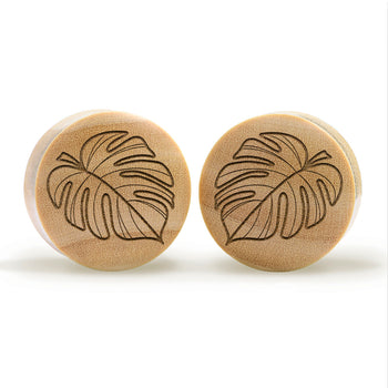 Linework Mandala Ornamental Tattoo Plug / Gauge - Saba Wood | Convex Double Flare