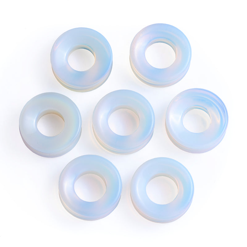 Opalite Glass Ear Tunnel