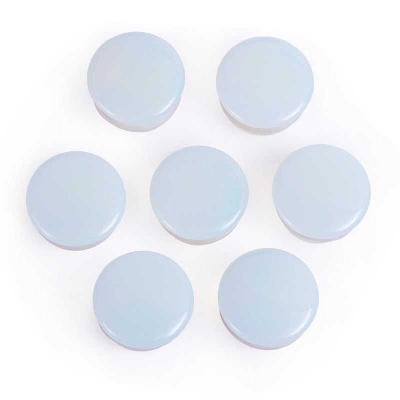 Plug / Gauge en verre opalite simple évasé