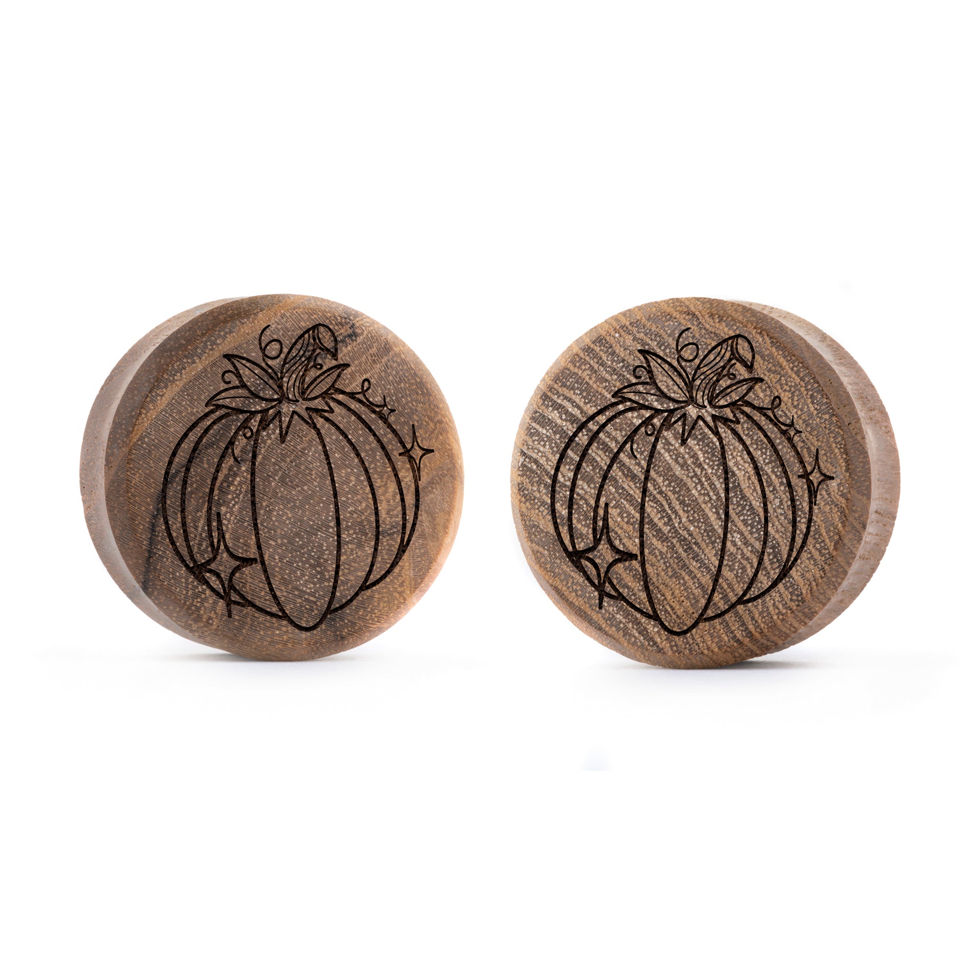 Starburst Mandala Zierstattoo Plug / Gauge - Krokodilholz | Konvexe Doppelaufgeweitet
