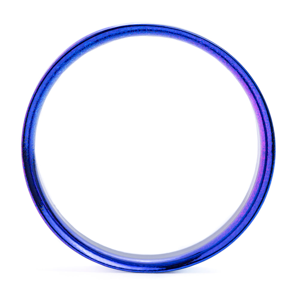Anodised Purple Acrylic Double Flared Tunnel / Plug / Gauge - Get the look of Anodised Metal Plugs with these Acrylic Tunnels in 6mm (2g) - 32mm (1 1/4") Gauge Sizes