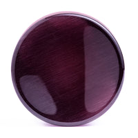 Plug en verre œil de chat violet / jauge