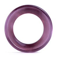 Tunnel d'oreille en verre œil de chat violet