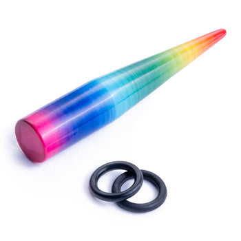 Single Rainbow Taper For Stretching in Sizes 1.6mm to 10mm