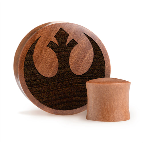 Rebel Alliance Plug - Saba Wood | Convex Double Flare