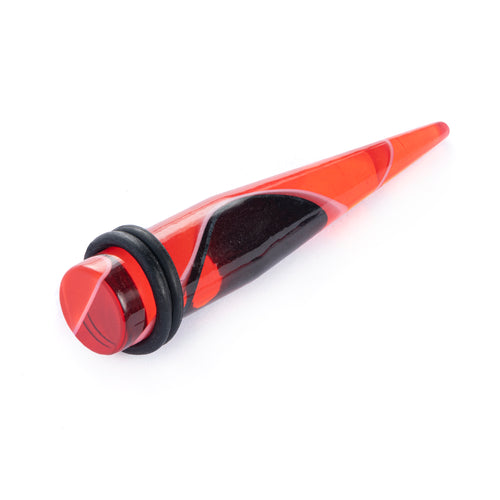 Single Red Marble Taper For Stretching in Sizes 1.6mm to 10mm