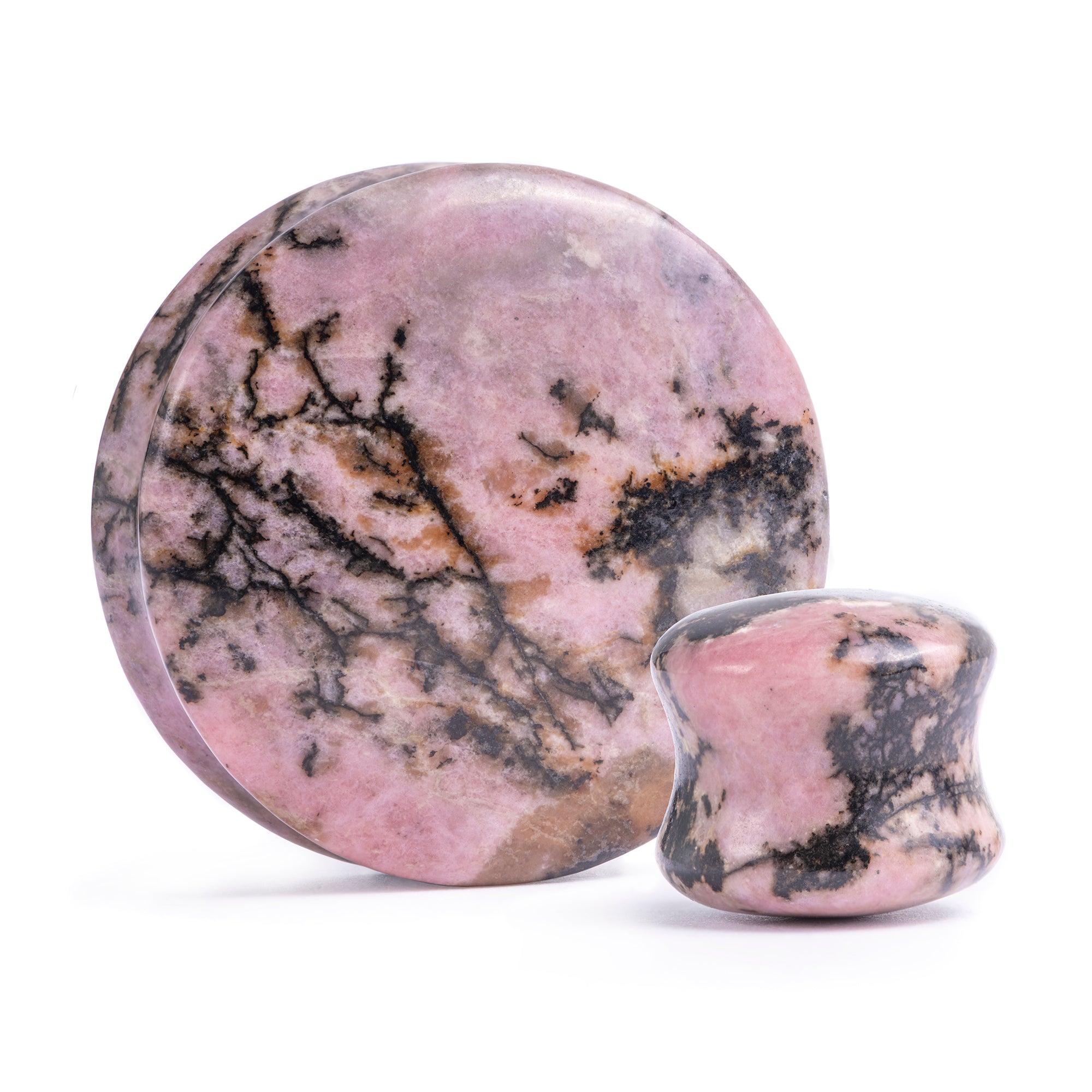 Rhodonite Stone Plug / Gauge