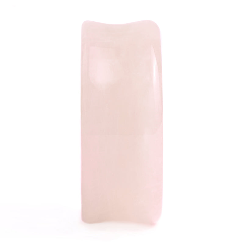 Rose Quartz Stone Plug / Gauge