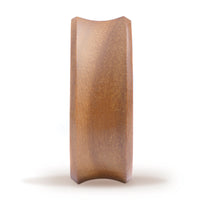 Brown Saba Wood Teardrop Plug / Gauge en bois marron