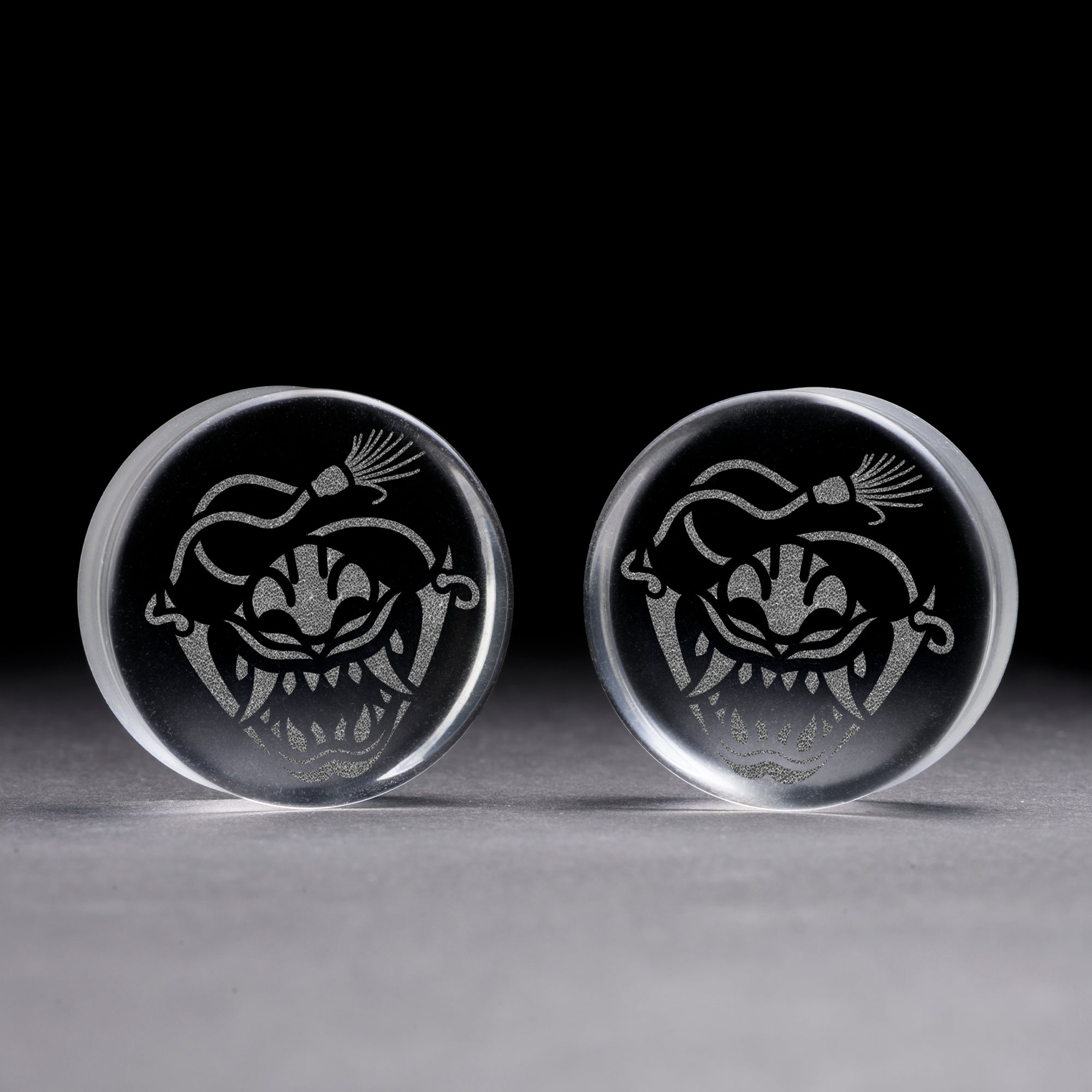 Spiked Hoop Steel Ear Weights - Pair