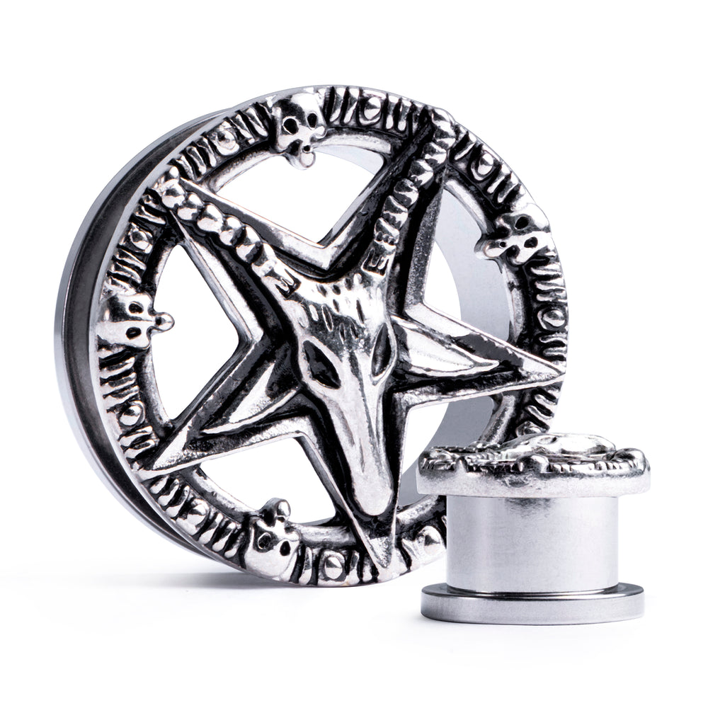 Pentagram ear sale gauges