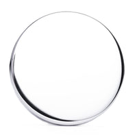 Plug / Gauge d'étirement d'oreille simple évasé en acier argenté