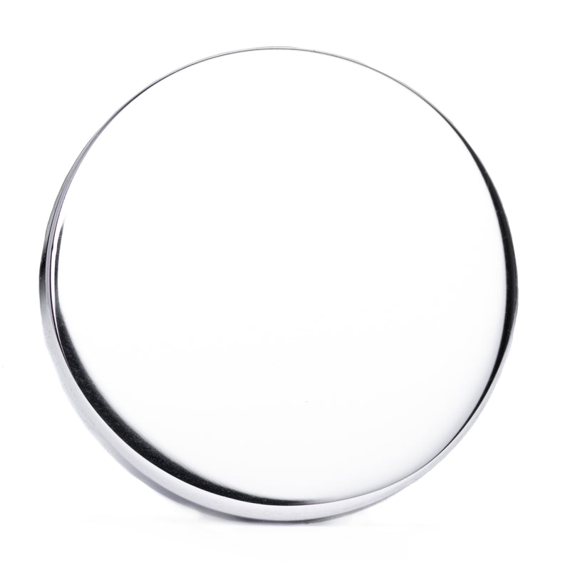 Plug / Gauge d'étirement d'oreille simple évasé en acier argenté