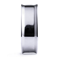 Silver Teardrop Tunnel d’oreille en acier inoxydable / Plug / calibre