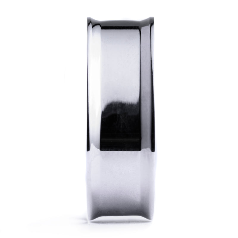 Silver Teardrop Tunnel d’oreille en acier inoxydable / Plug / calibre
