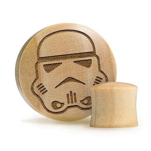 Stormtrooper Plug - Krokodilholz | Konvexe Doppelaufgeweitet