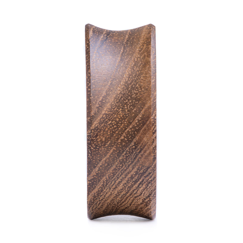 Plug / Gauge d'oreille en bois de teck goutte