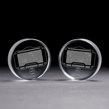 Starburst Mandala Ornamental Tattoo Plug / Gauge - Crocodile Wood | Convex Double Flare