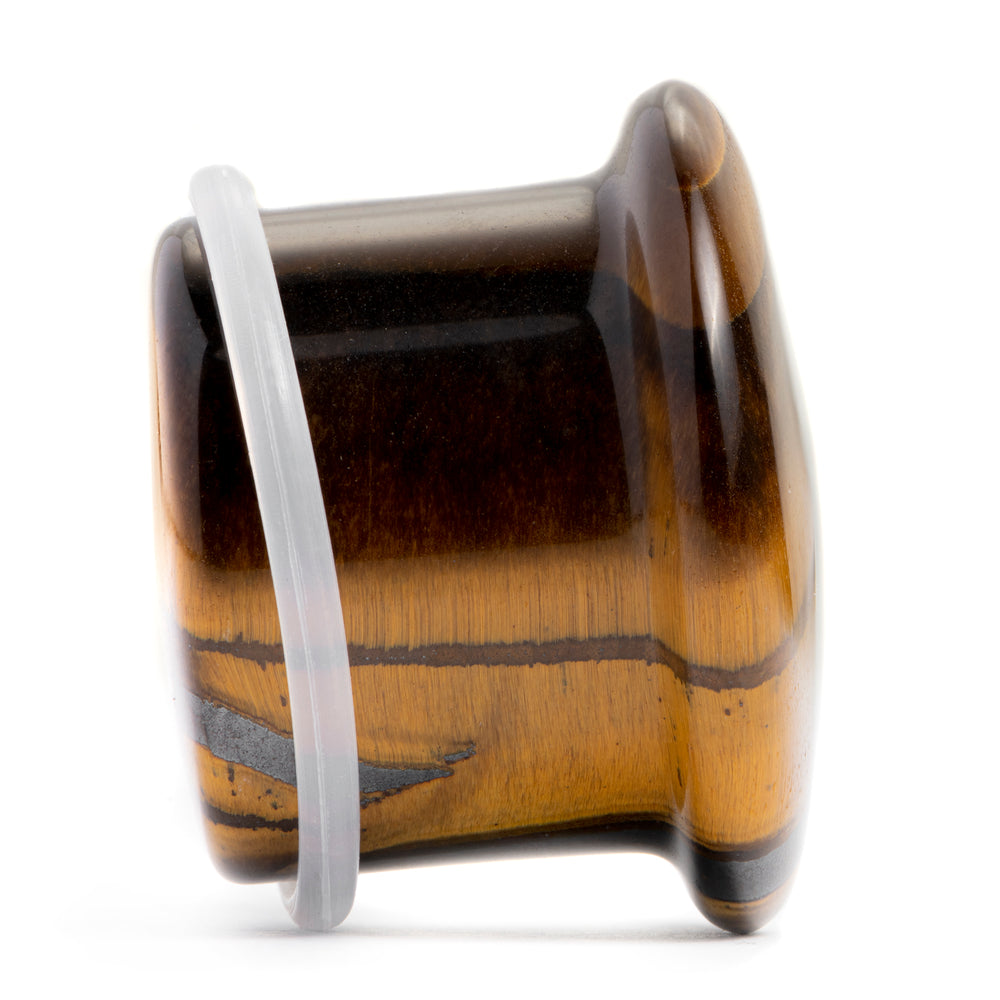 Tiger Eye Single Flare Stein Plug / Gauge