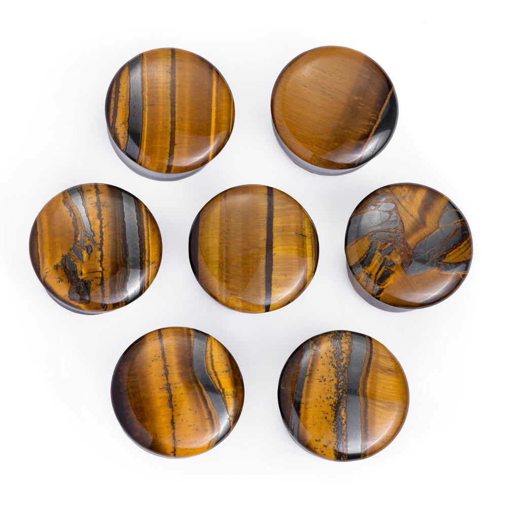 Tiger Eye Single Flare Stein Plug / Gauge